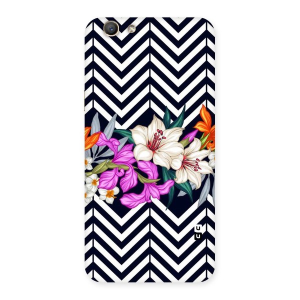 Artsy ZigZag Floral Back Case for Oppo F1s