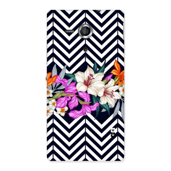 Artsy ZigZag Floral Back Case for Sony Xperia SP