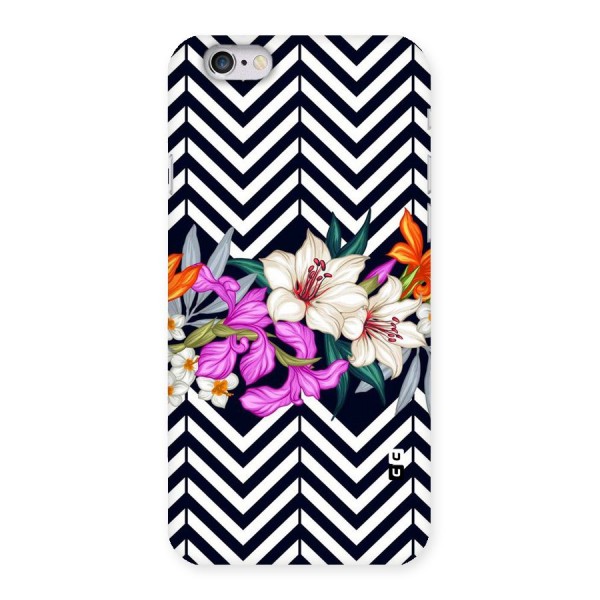 Artsy ZigZag Floral Back Case for iPhone 6 6S