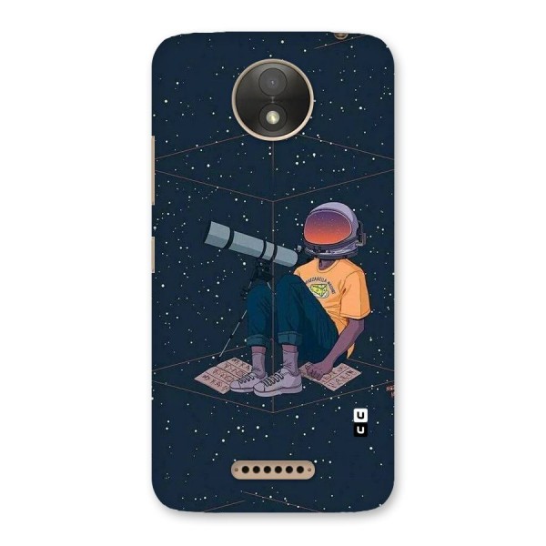 AstroNOT Back Case for Moto C Plus