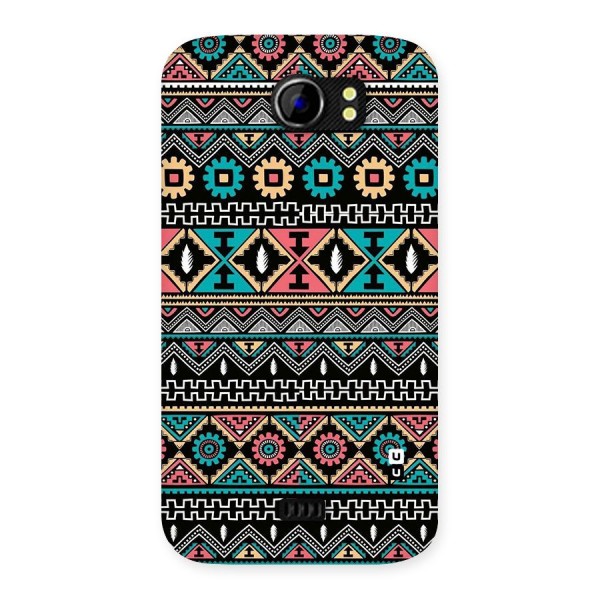 Aztec Beautiful Creativity Back Case for Micromax Canvas 2 A110