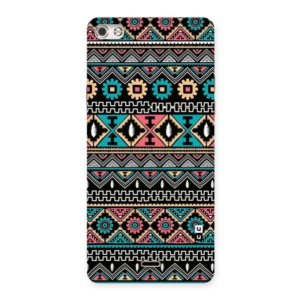 Aztec Beautiful Creativity Back Case for Micromax Canvas Silver 5