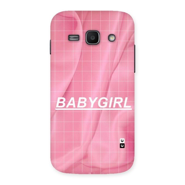 Baby Girl Check Back Case for Galaxy Ace 3