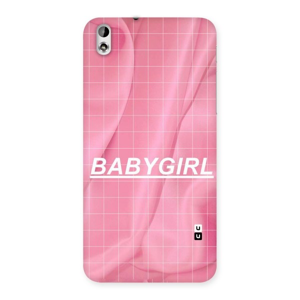 Baby Girl Check Back Case for HTC Desire 816
