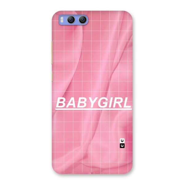 Baby Girl Check Back Case for Xiaomi Mi 6