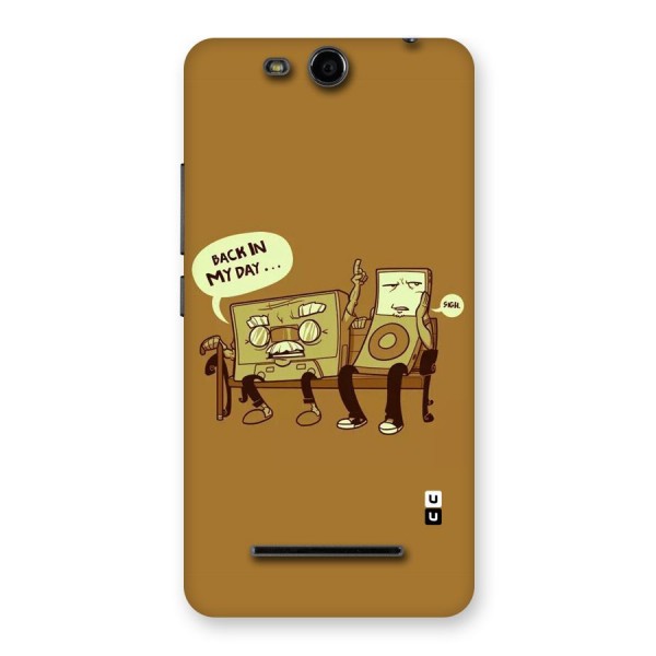 Back In Day Casette Back Case for Micromax Canvas Juice 3 Q392