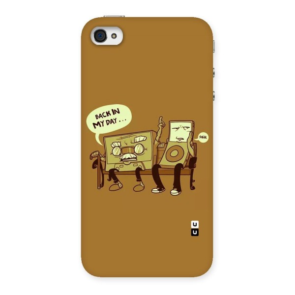 Back In Day Casette Back Case for iPhone 4 4s