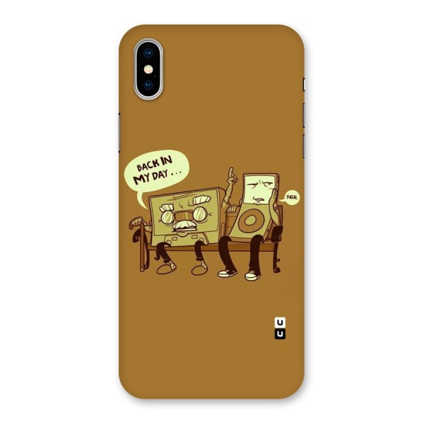 Back In Day Casette Back Case for iPhone X