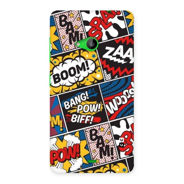 Bam Pattern Back Case for Lumia 535
