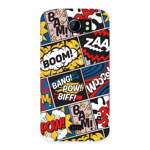 Bam Pattern Back Case for Micromax Canvas 2 A110