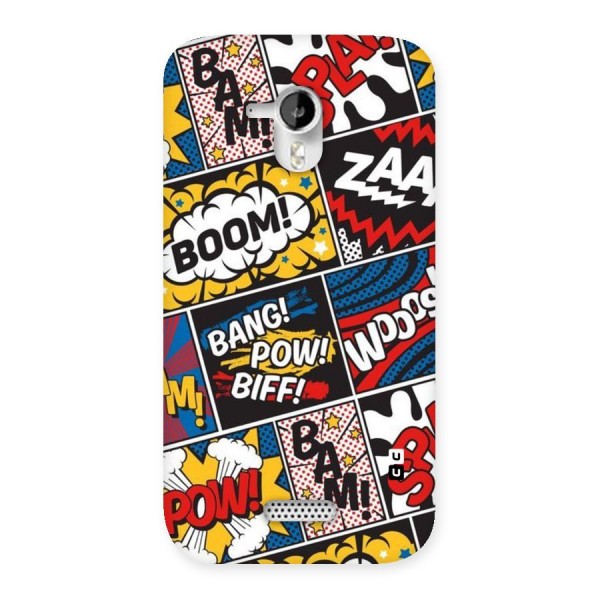 Bam Pattern Back Case for Micromax Canvas HD A116