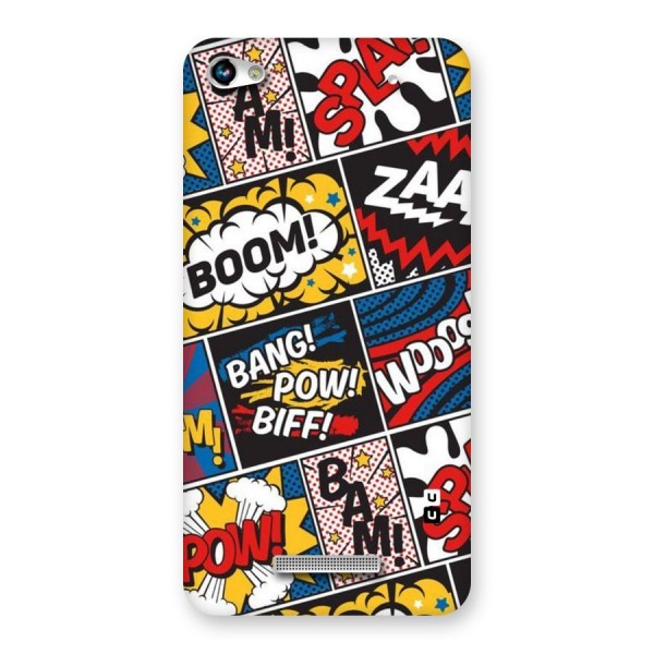 Bam Pattern Back Case for Micromax Hue 2