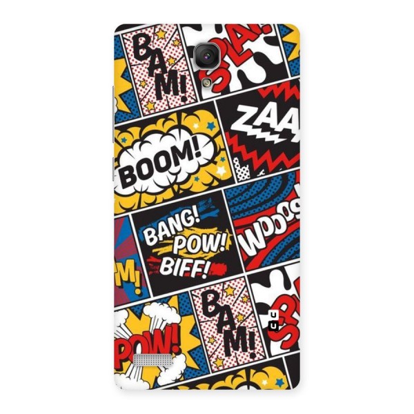 Bam Pattern Back Case for Redmi Note