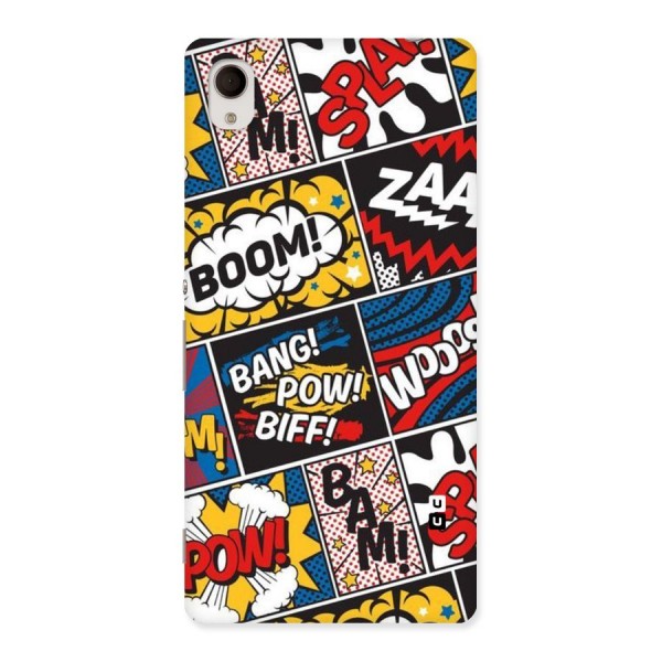 Bam Pattern Back Case for Sony Xperia M4