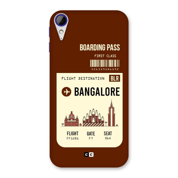 Bangalore Boarding Pass Back Case for Desire 830