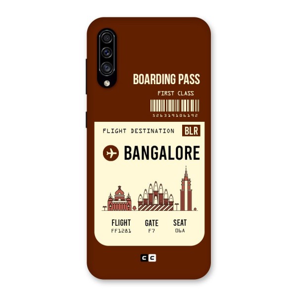 Bangalore Boarding Pass Back Case for Galaxy A30s