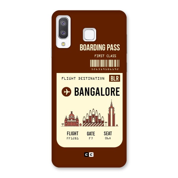 Bangalore Boarding Pass Back Case for Galaxy A8 Star