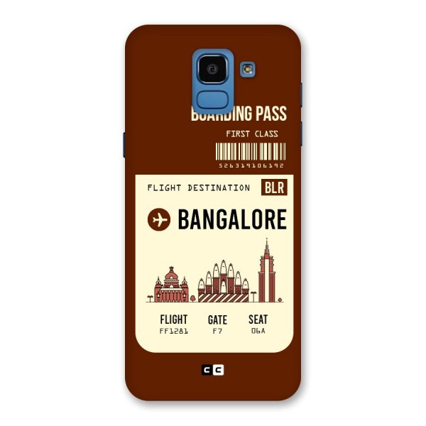 Bangalore Boarding Pass Back Case for Galaxy On6
