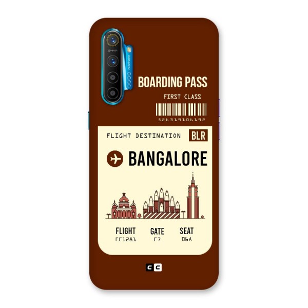 Bangalore Boarding Pass Back Case for Realme XT