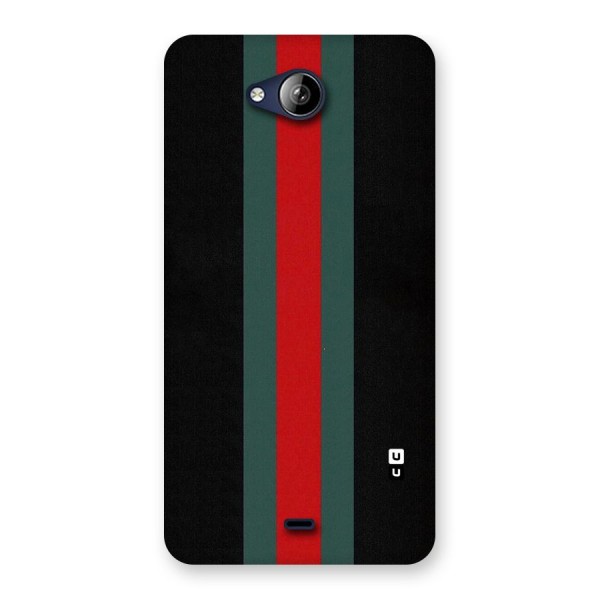 Basic Colored Stripes Back Case for Canvas Play Q355