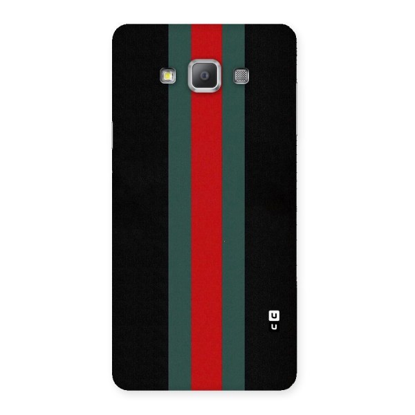Basic Colored Stripes Back Case for Galaxy A7