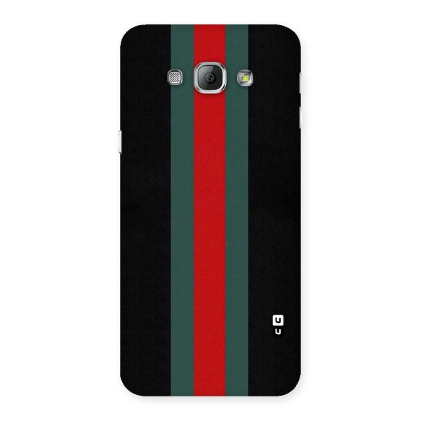Basic Colored Stripes Back Case for Galaxy A8