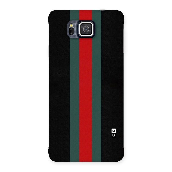 Basic Colored Stripes Back Case for Galaxy Alpha