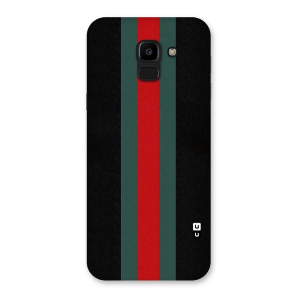 Basic Colored Stripes Back Case for Galaxy J6