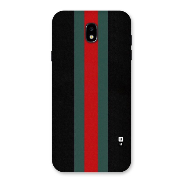 Basic Colored Stripes Back Case for Galaxy J7 Pro