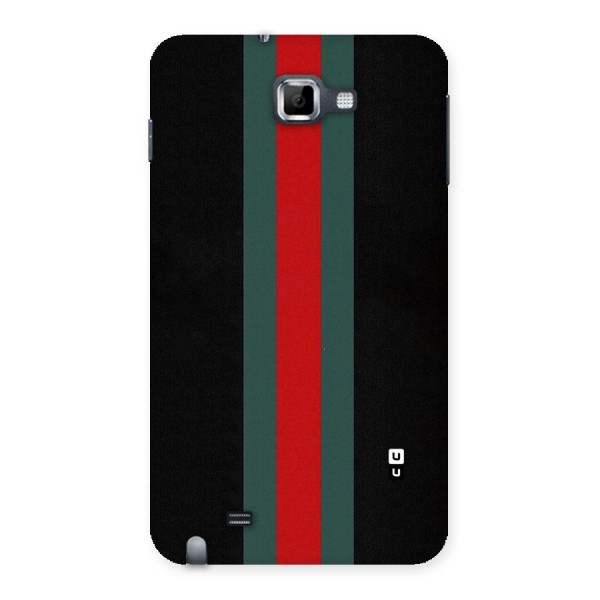 Basic Colored Stripes Back Case for Galaxy Note