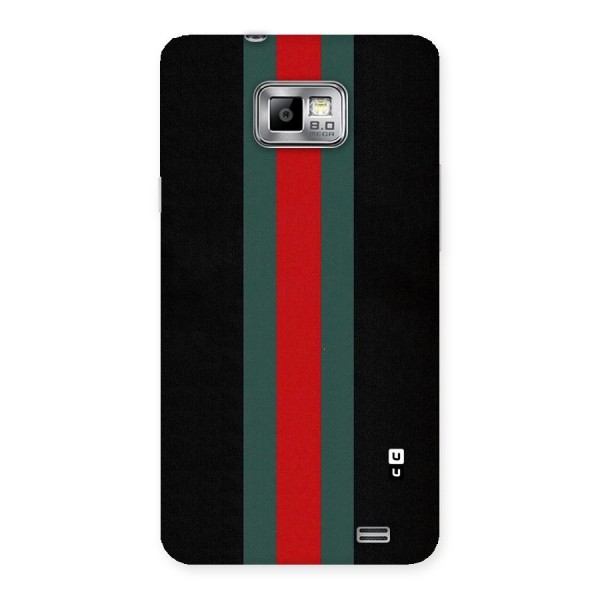 Basic Colored Stripes Back Case for Galaxy S2