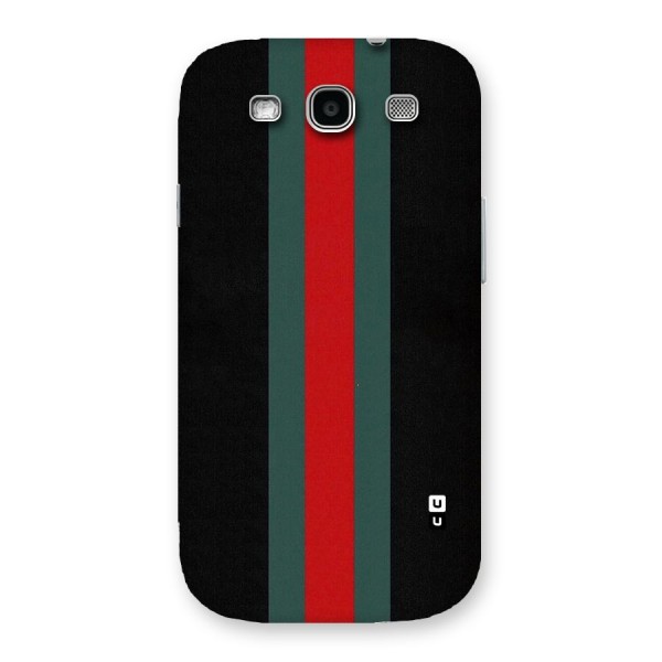 Basic Colored Stripes Back Case for Galaxy S3