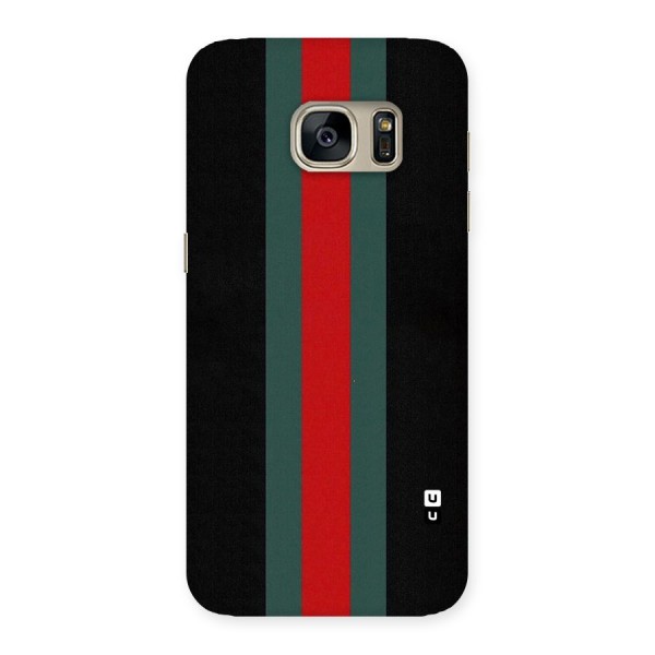 Basic Colored Stripes Back Case for Galaxy S7