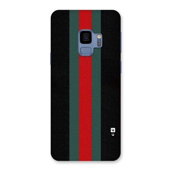 Basic Colored Stripes Back Case for Galaxy S9