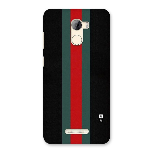 Basic Colored Stripes Back Case for Gionee A1 LIte