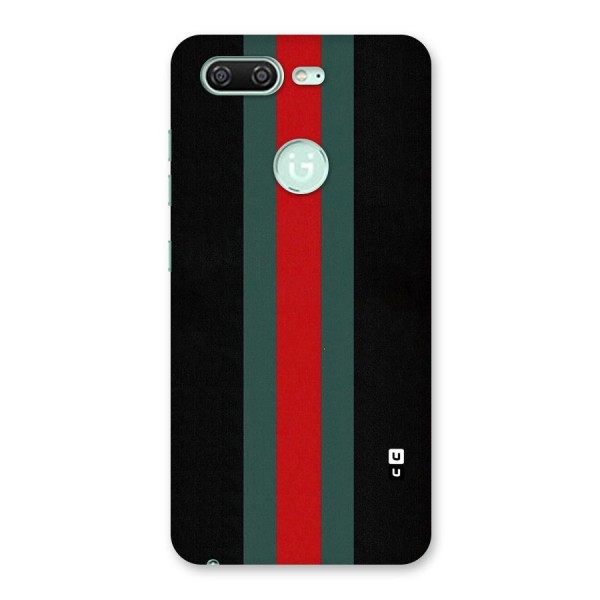 Basic Colored Stripes Back Case for Gionee S10