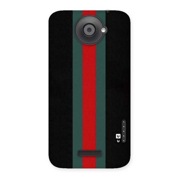 Basic Colored Stripes Back Case for HTC One X