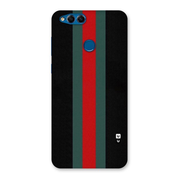 Basic Colored Stripes Back Case for Honor 7X