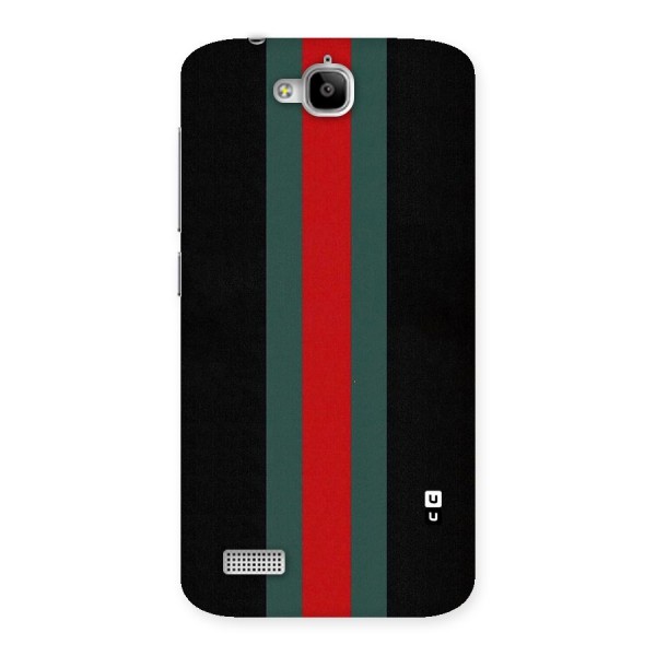 Basic Colored Stripes Back Case for Honor Holly