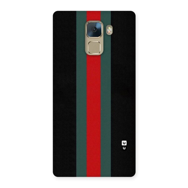 Basic Colored Stripes Back Case for Huawei Honor 7