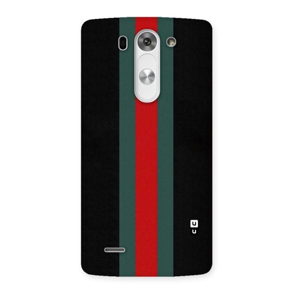 Basic Colored Stripes Back Case for LG G3 Beat