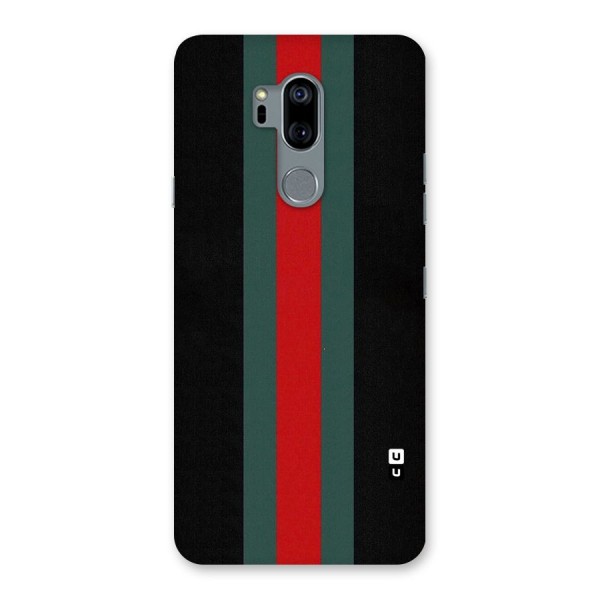 Basic Colored Stripes Back Case for LG G7