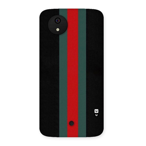 Basic Colored Stripes Back Case for Micromax Canvas A1