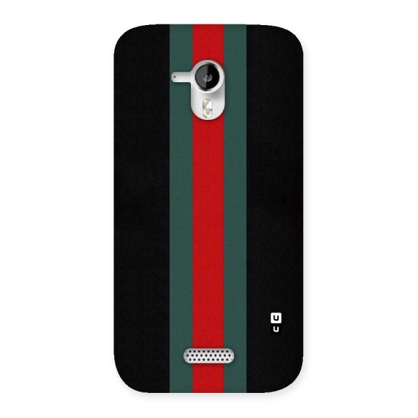 Basic Colored Stripes Back Case for Micromax Canvas HD A116