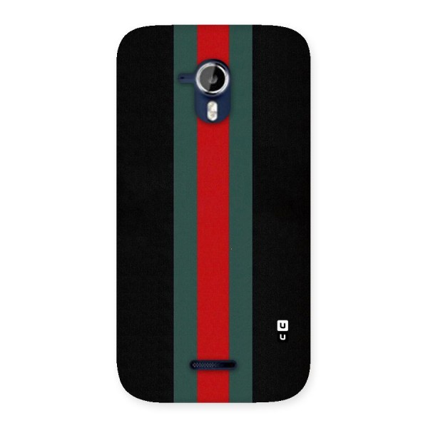 Basic Colored Stripes Back Case for Micromax Canvas Magnus A117