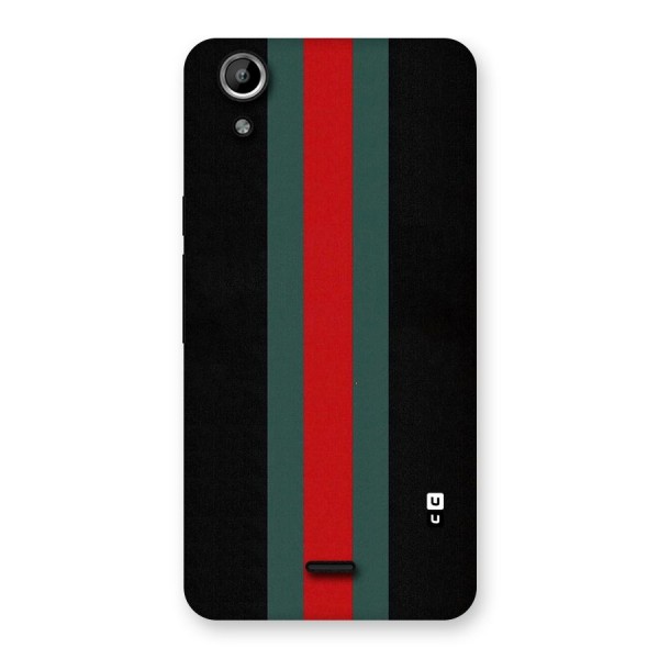 Basic Colored Stripes Back Case for Micromax Canvas Selfie Lens Q345