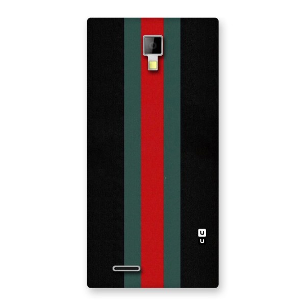 Basic Colored Stripes Back Case for Micromax Canvas Xpress A99