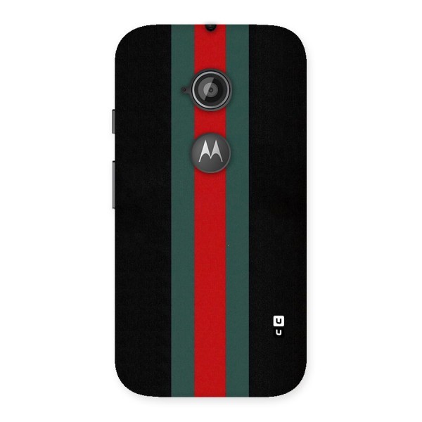 Basic Colored Stripes Back Case for Moto E 2nd Gen