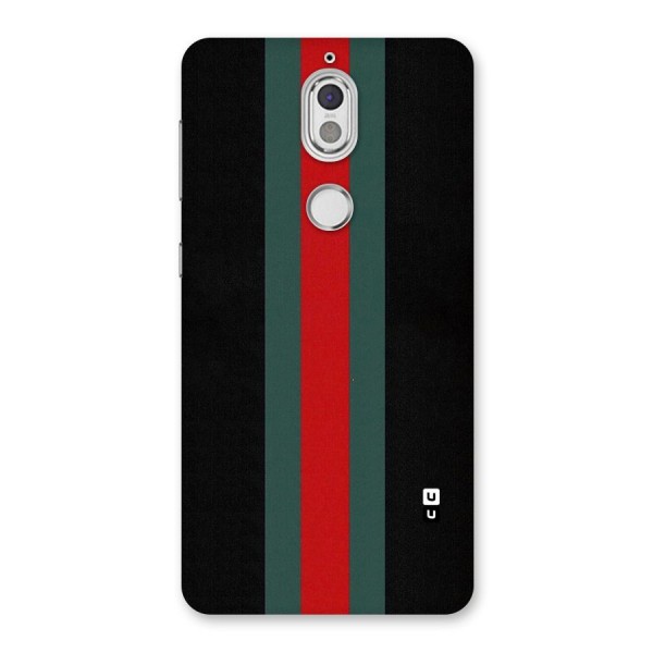 Basic Colored Stripes Back Case for Nokia 7