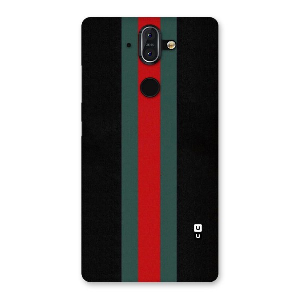 Basic Colored Stripes Back Case for Nokia 8 Sirocco